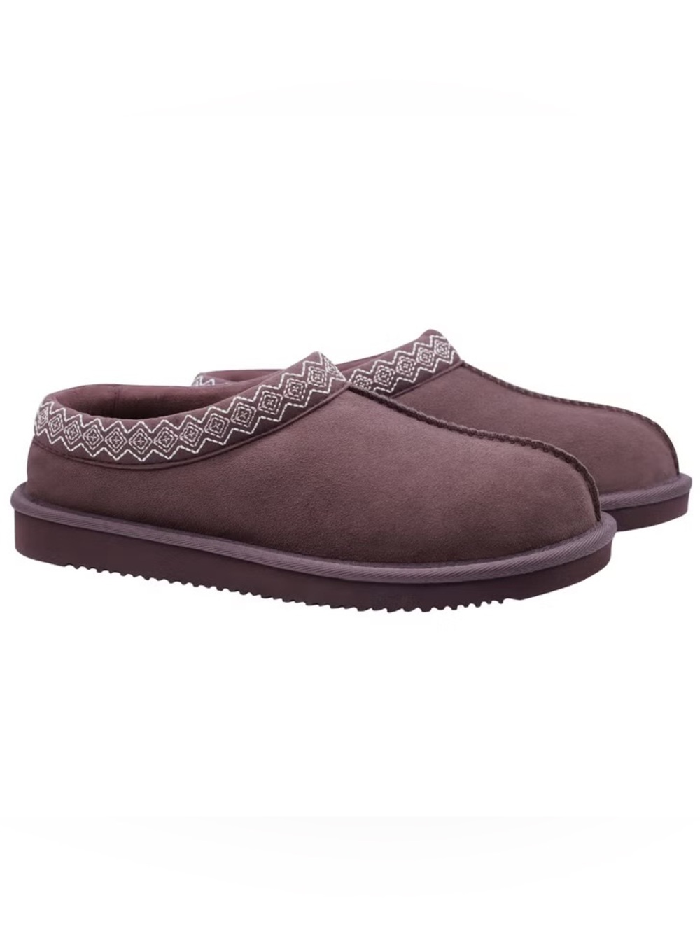 Kirkland Signature Unisex Shearling Cozy Slippers, ​Brown, Size: US W7/ M6 - NWT